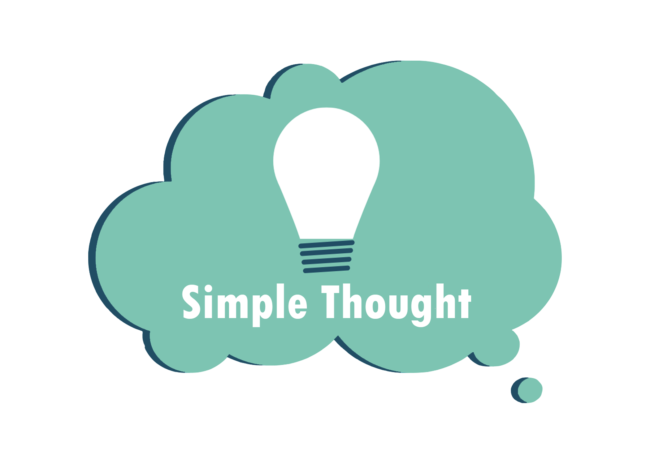 Simple thought logo transparentpng