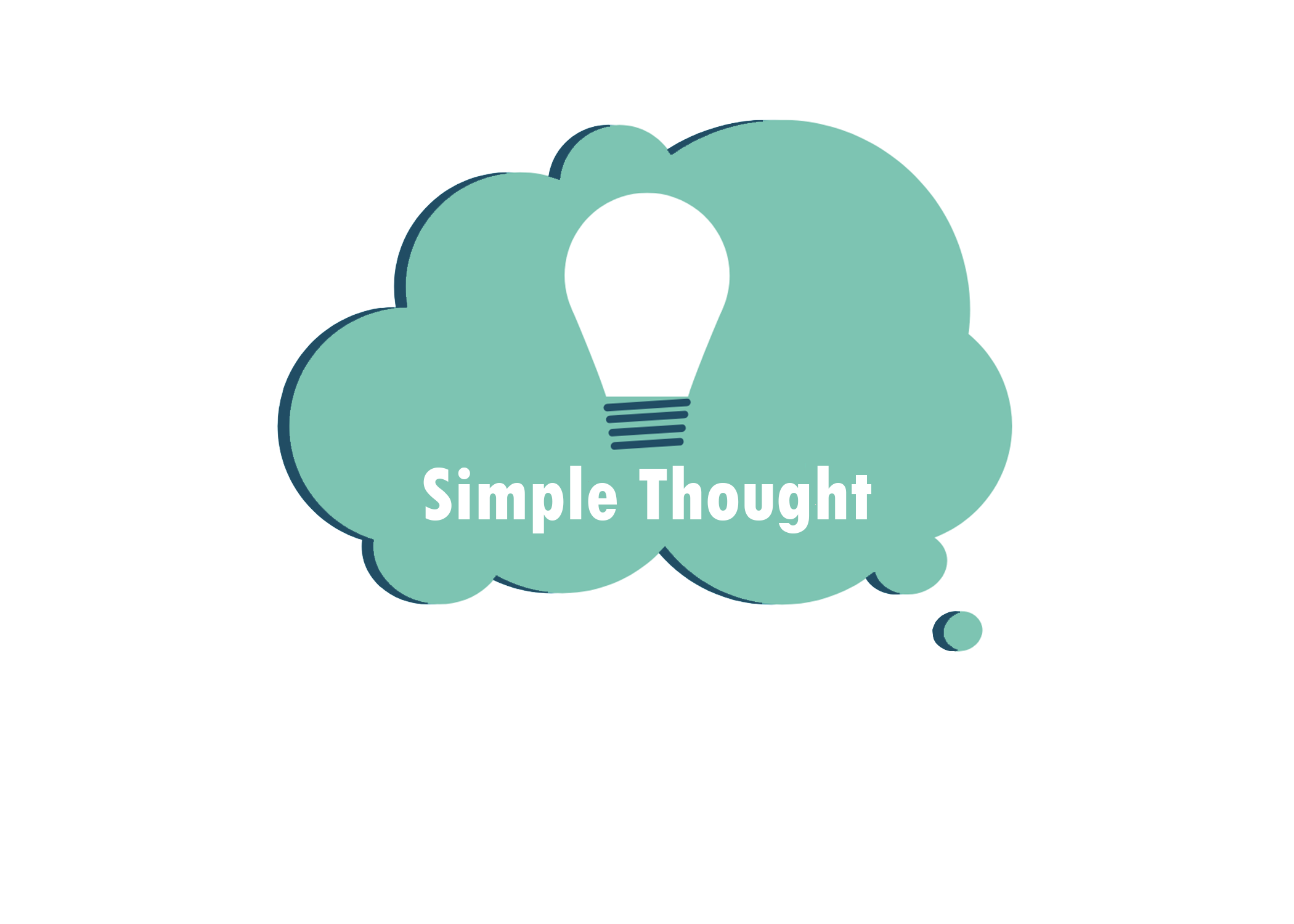 Simple thought logo